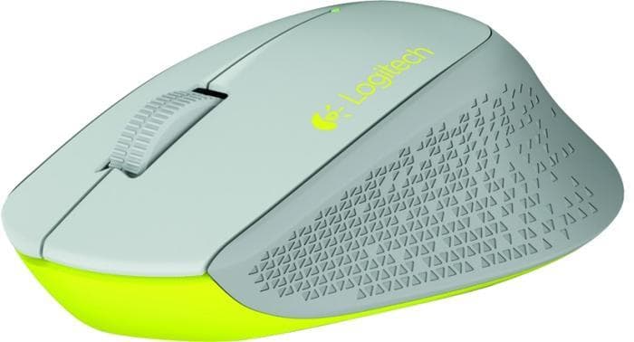 Mouse Inalámbrico Cómodo Diseño Curvo - Logitech M280, Gris — miniatura 2