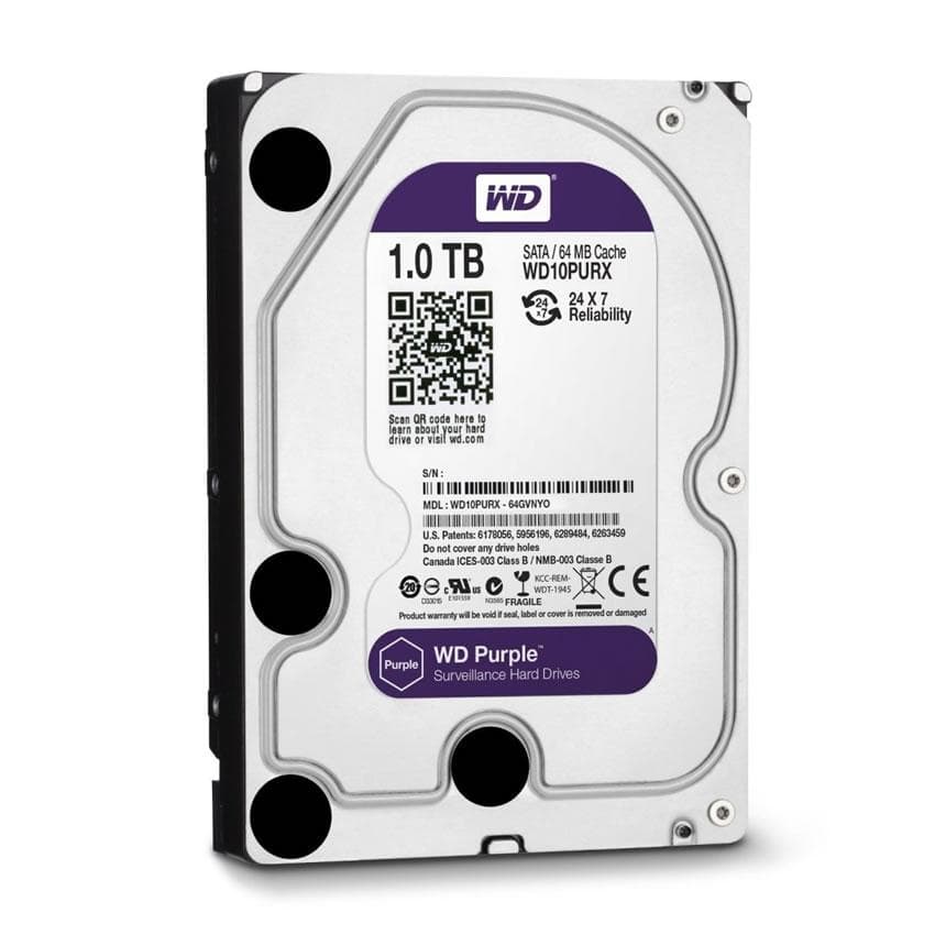 Disco Rigido Videovigilancia 1 Tb Western Digital Purple  — miniatura 3