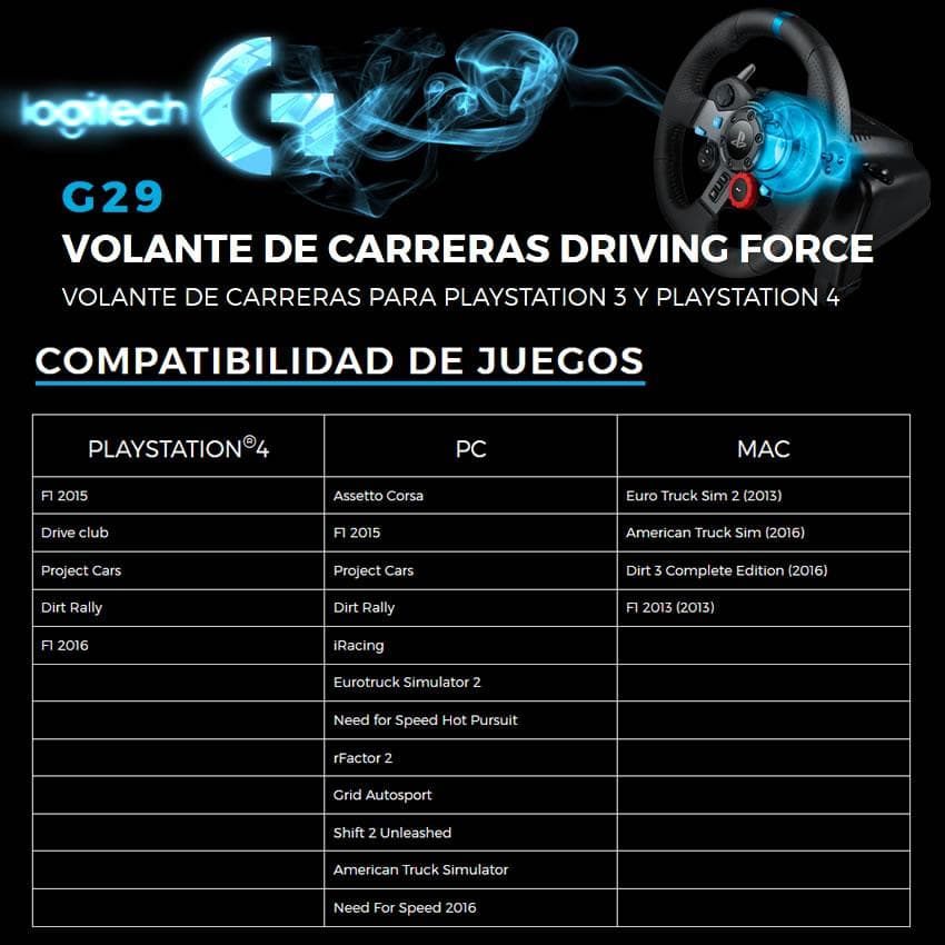 Volante + Pedalera Logitech (G29) Pc/Ps3/Ps4 — miniatura 3