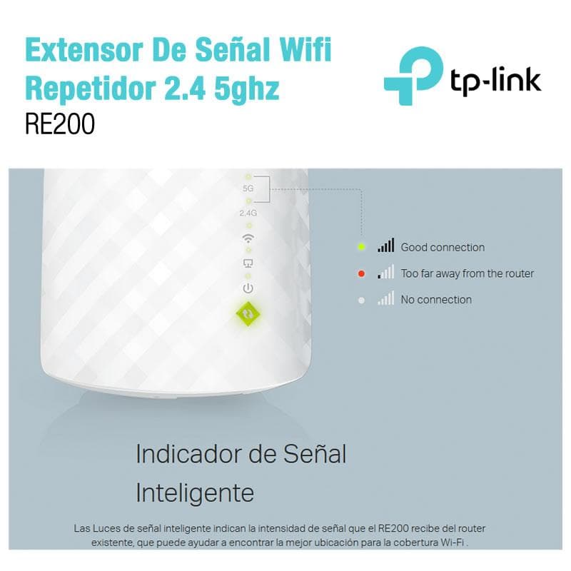 Extensor Wifi Tp-link (RE200) Dual Band — miniatura 7