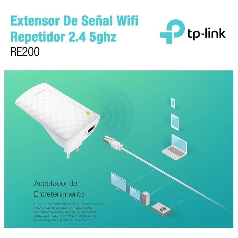 Extensor Wifi Tp-link (RE200) Dual Band — miniatura 8