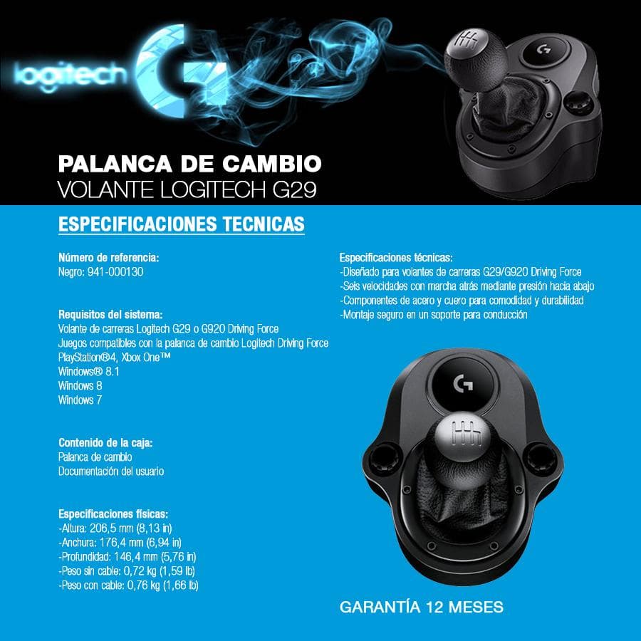 Palanca De Cambio Para  Volante Logitech G29  — miniatura 2