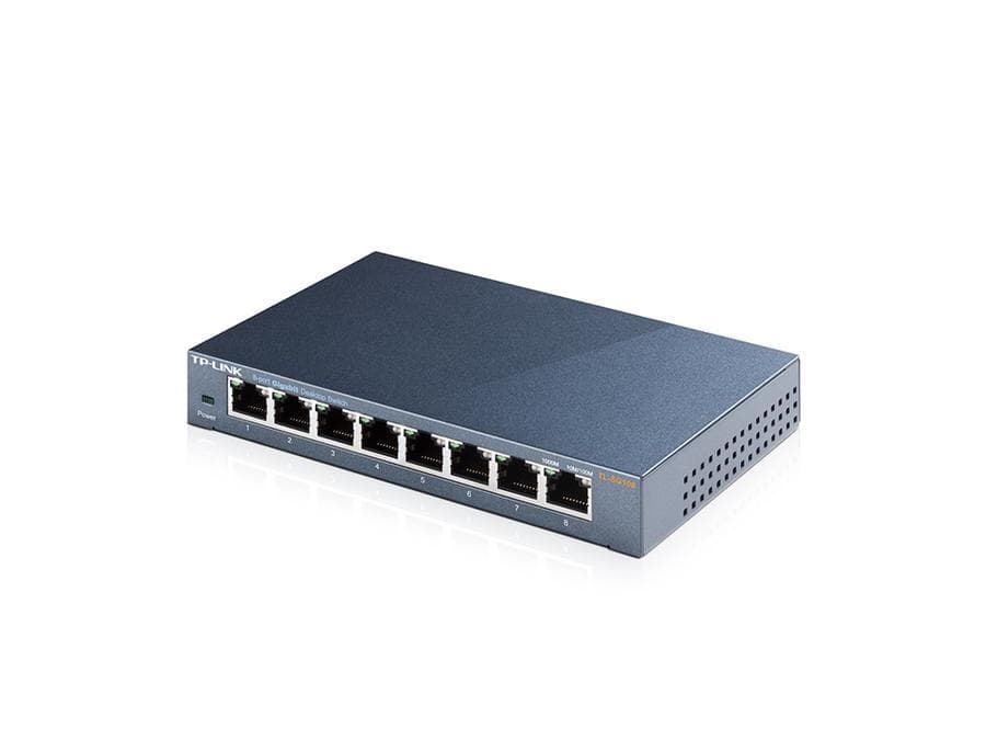 Switch  8 Ports 10/100/1000 Tp-Link (TL-SG108) acero — miniatura 3