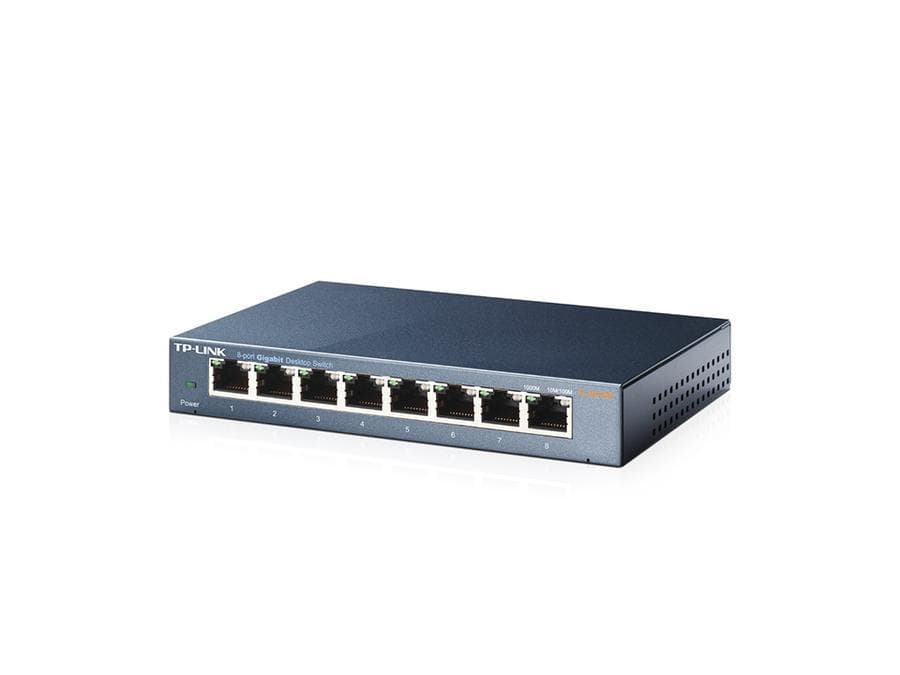 Switch  8 Ports 10/100/1000 Tp-Link (TL-SG108) acero — miniatura 4