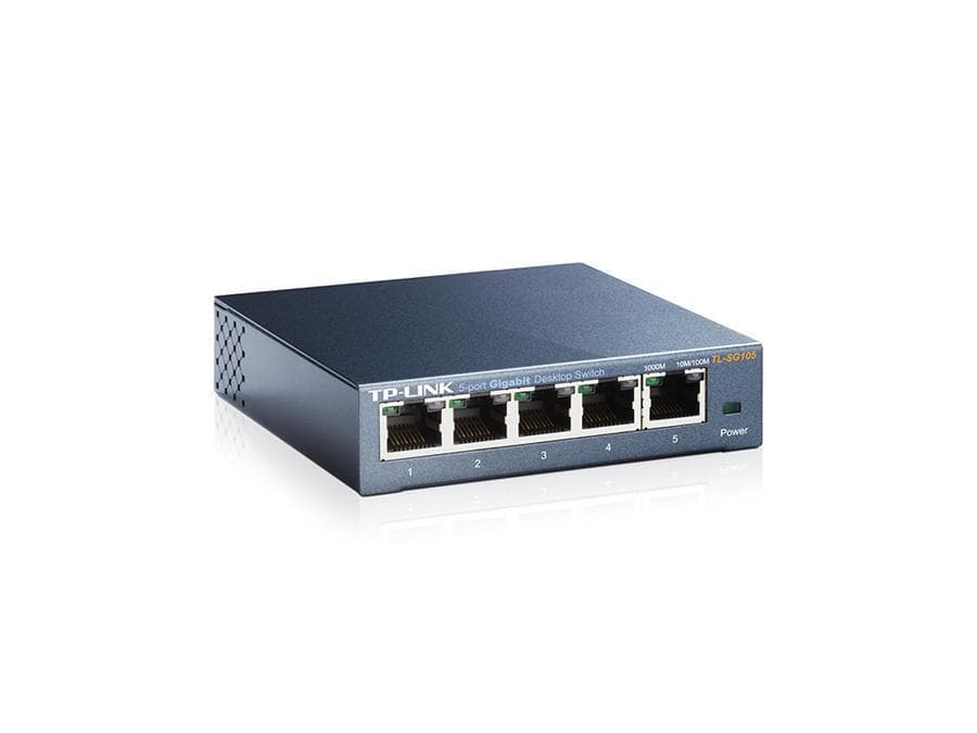 Switch  5 Ports 10/100/1000 Tp-Link (TL-SG105) acero — miniatura 2