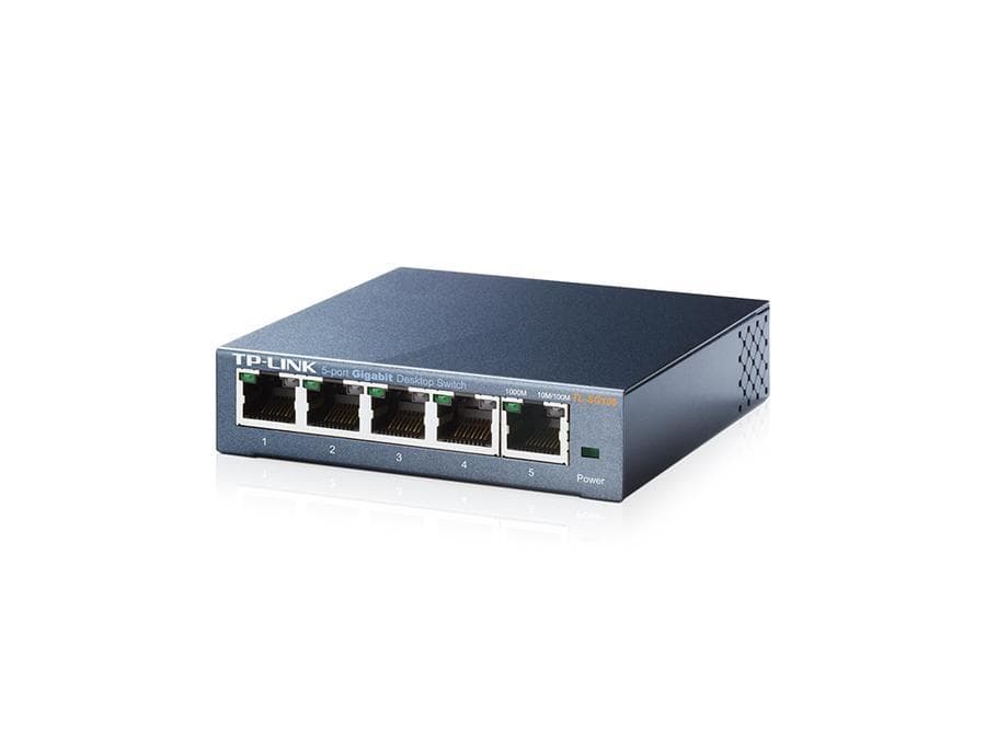 Switch  5 Ports 10/100/1000 Tp-Link (TL-SG105) acero — miniatura 4