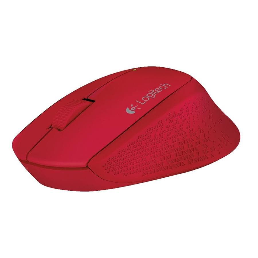Mouse Inalámbrico Cómodo Diseño Curvo - Logitech M280, Rojo — miniatura 3