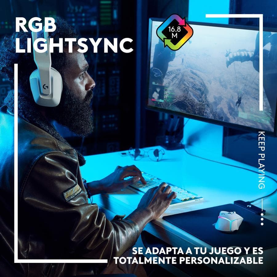 Mouse Gamer inalámbrico Logitech G502 X PLUS Negro LIGHTSPEED RGB para juegos — miniatura 5