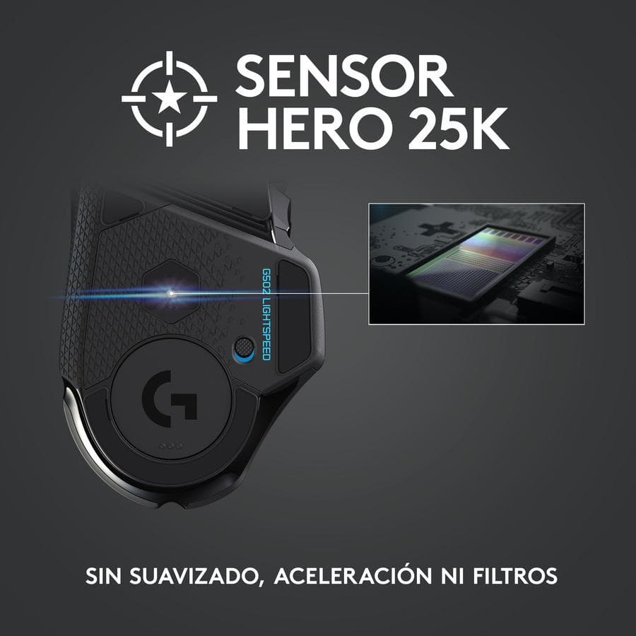 Mouse Gamer inalámbrico Logitech G502 LIGHTSPEED para gaming — miniatura 3