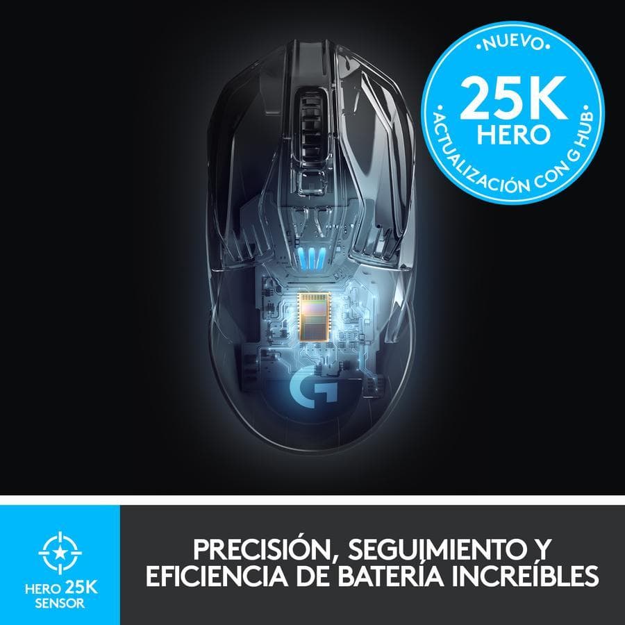 Mouse Gamer Logitech G903 LIGHTSPEED sensor HERO 25K Gaming — miniatura 3