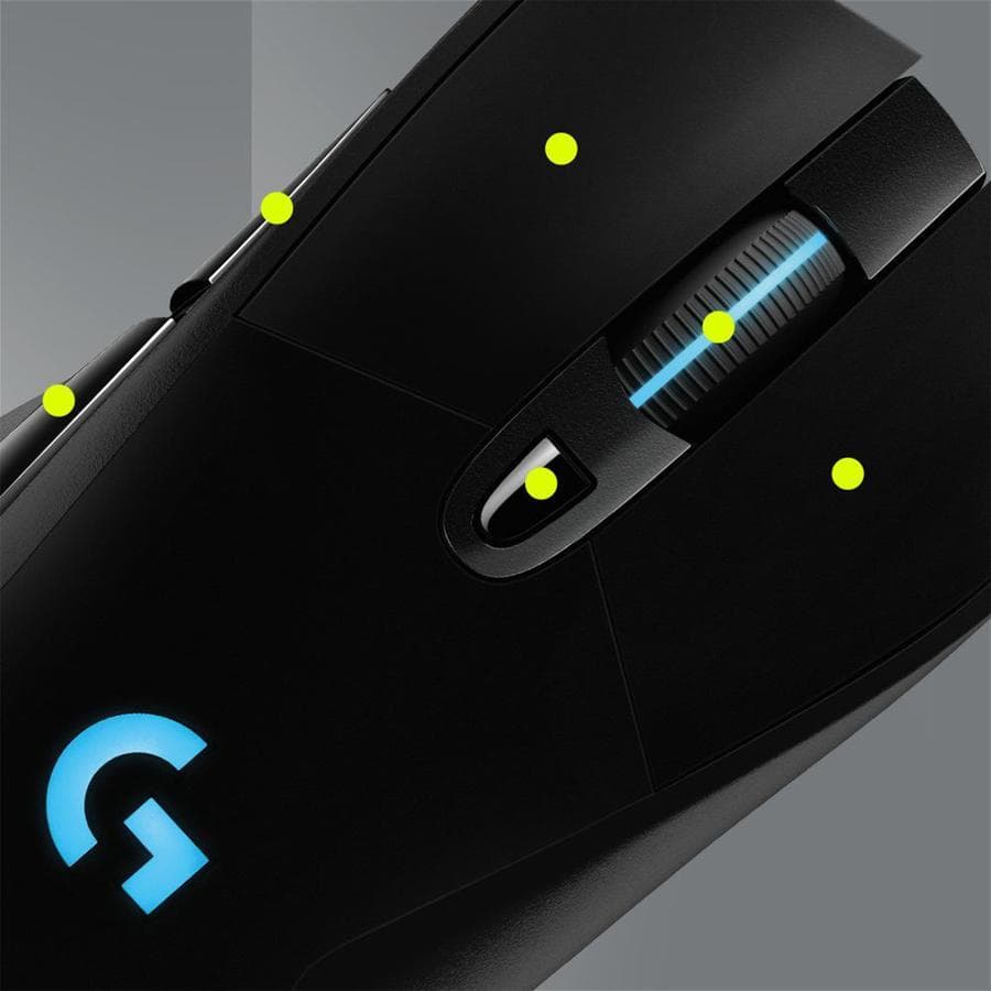 Mouse Gamer Inalámbrico Logitech Lightspeed (G703) Negro — miniatura 5