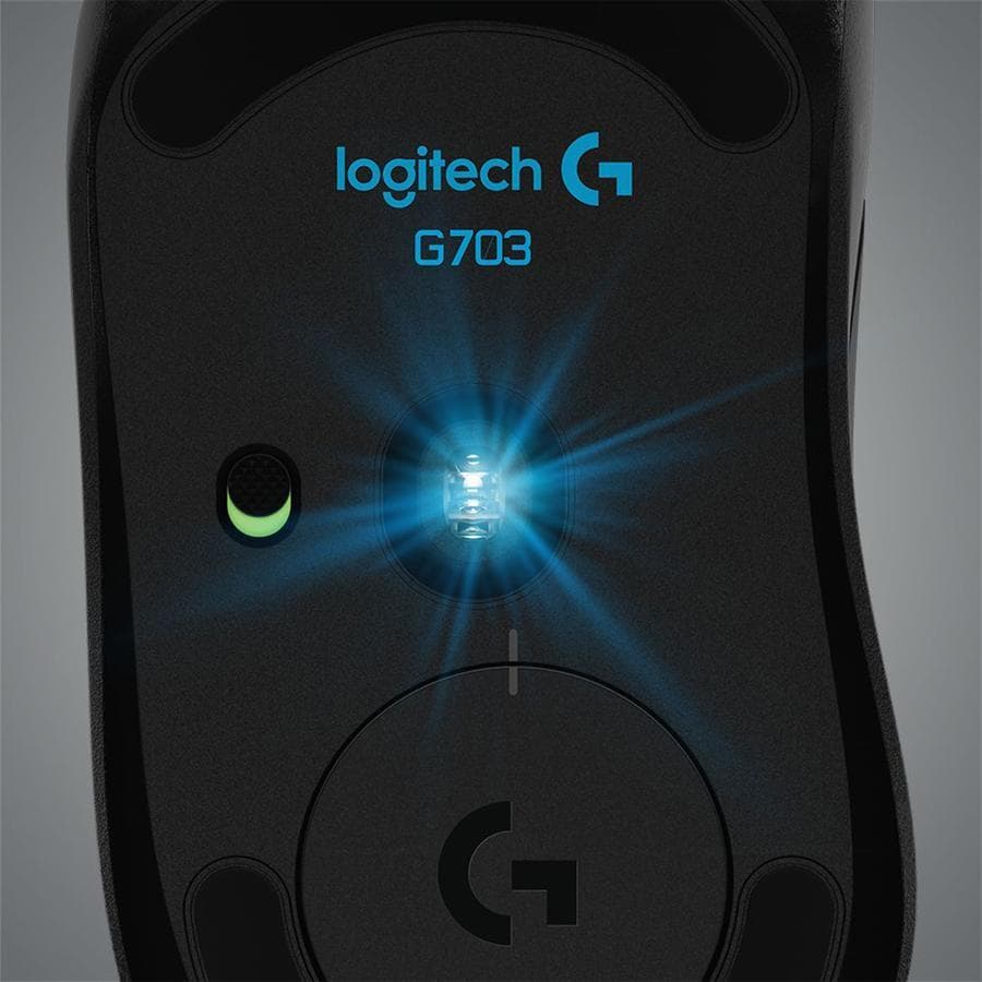 Mouse Gamer Inalámbrico Logitech Lightspeed (G703) Negro — miniatura 6