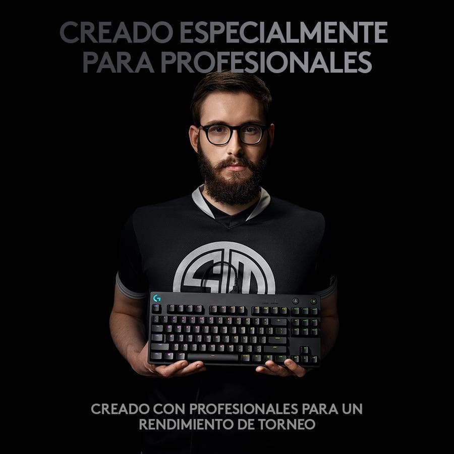 Teclado Gamer mecánico Logitech G PRO Black para gaming — miniatura 2