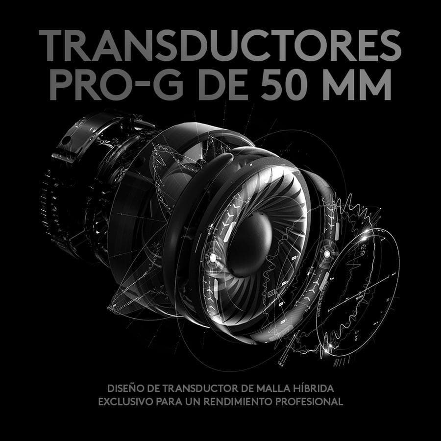 Auricular con micrófono Gamer Logitech G PRO X para gaming — miniatura 6