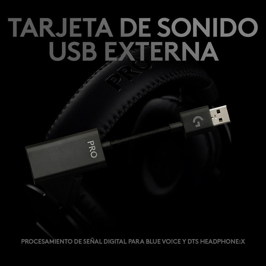 Auricular con micrófono Gamer Logitech G PRO X para gaming — miniatura 7