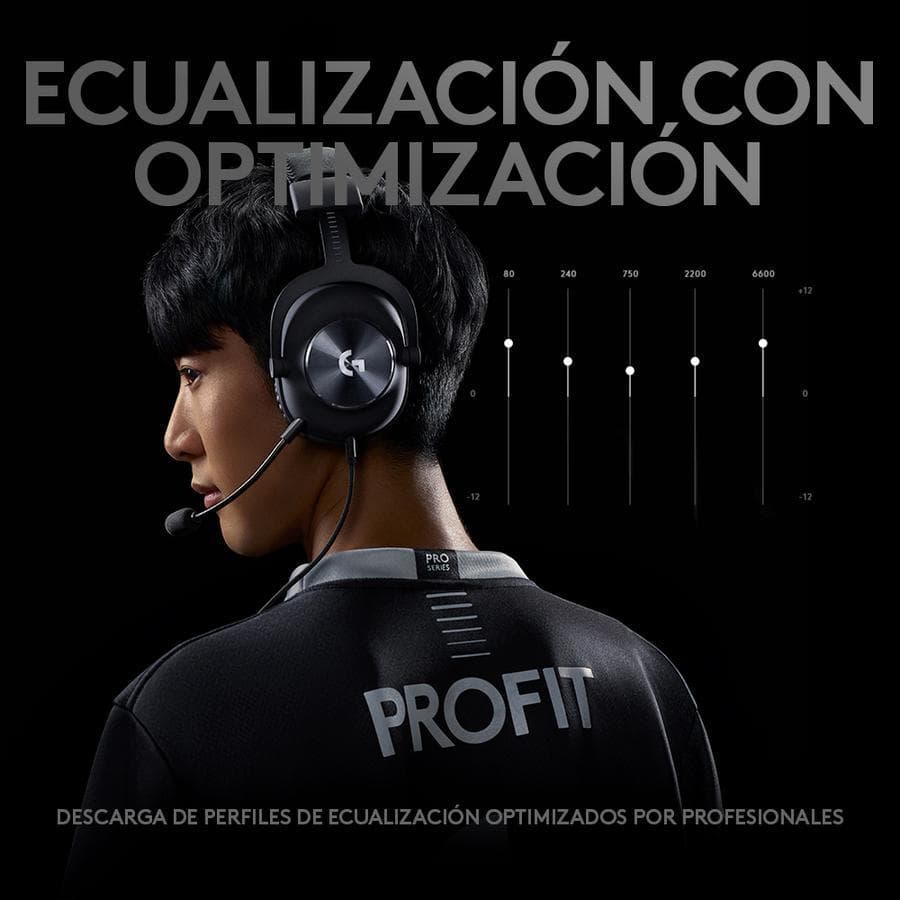 Auricular con micrófono Gamer Logitech G PRO X para gaming — miniatura 8