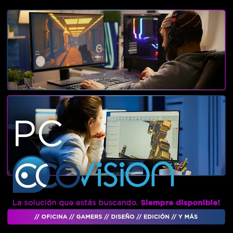 Pc Ecovision AMD Ryzen 7 5700 + 32Gb + 960Gb + RTX 3050