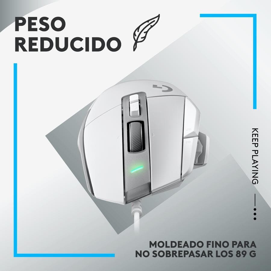 Mouse Gamer Logitech G502X Blanco — miniatura 6