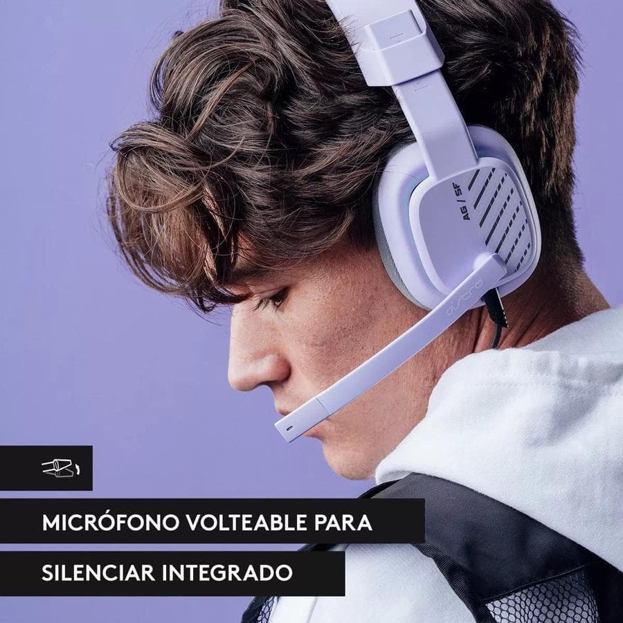 Auricular Gamer Logitech Astro A10 2nd Gen Ps Lila — miniatura 2