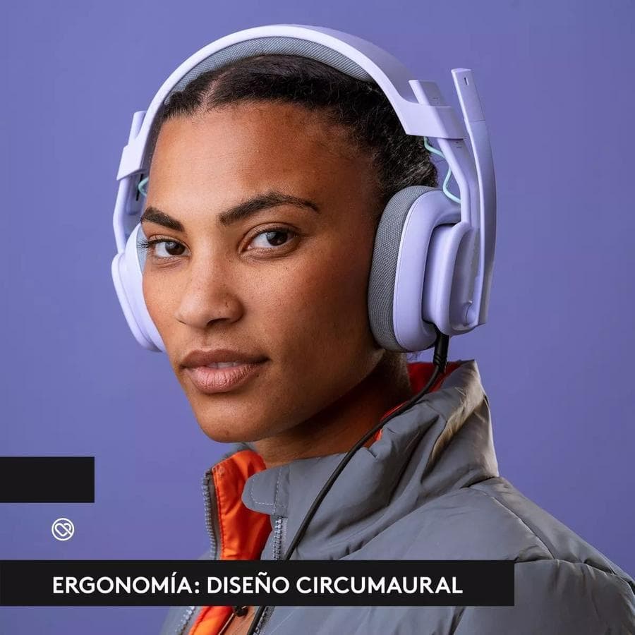 Auricular Gamer Logitech Astro A10 2nd Gen Ps Lila — miniatura 4