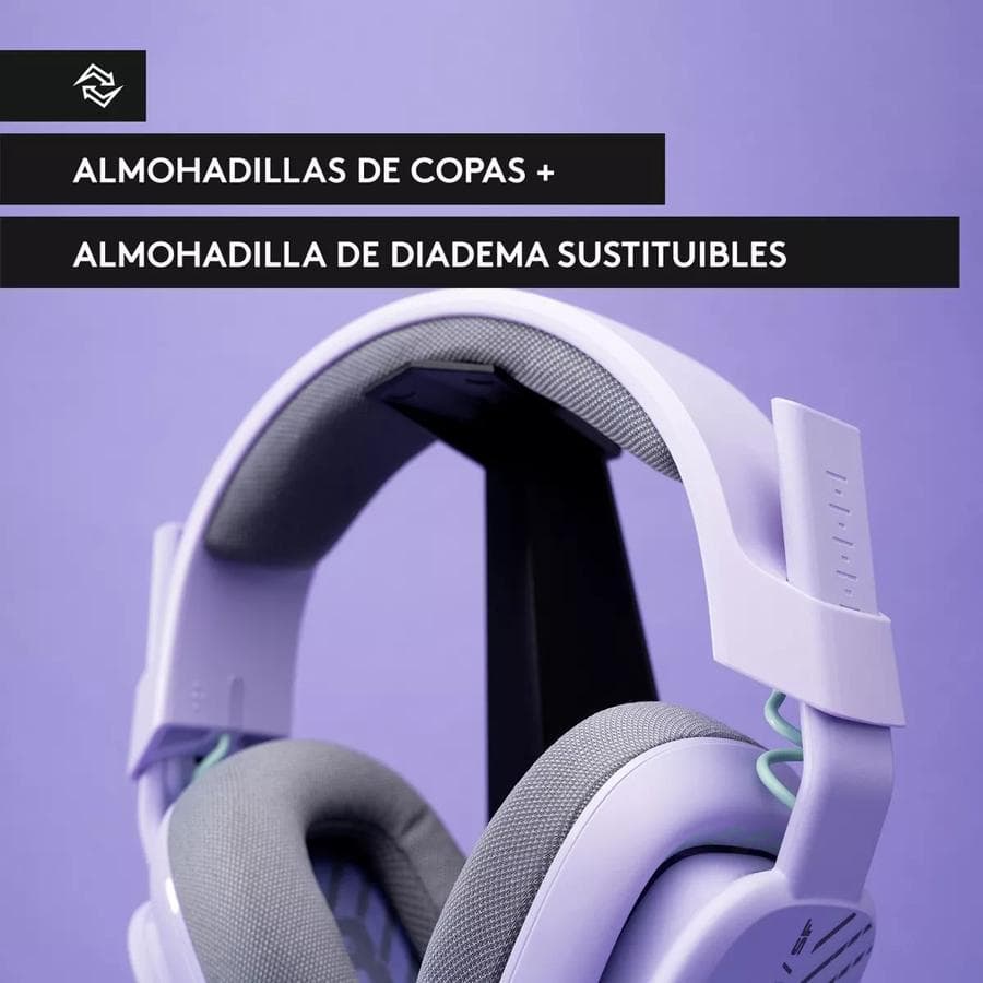 Auricular Gamer Logitech Astro A10 2nd Gen Ps Lila — miniatura 5