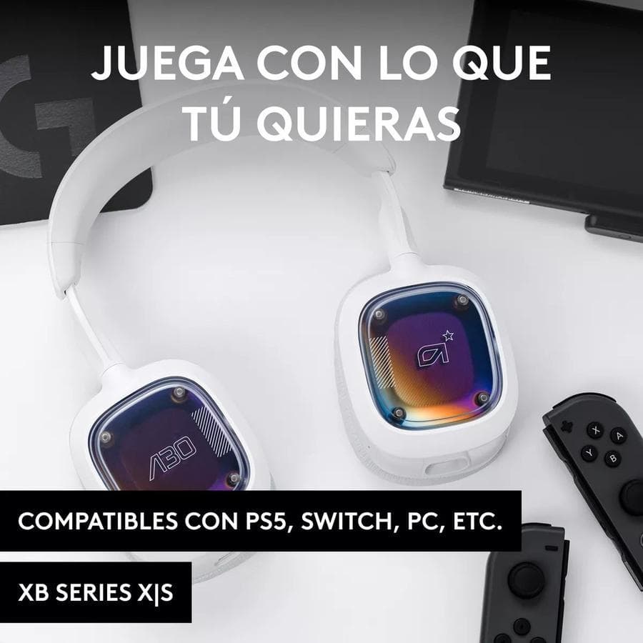 Auricular Gamer Logitech Astro A30 Xbox Blanco — miniatura 3