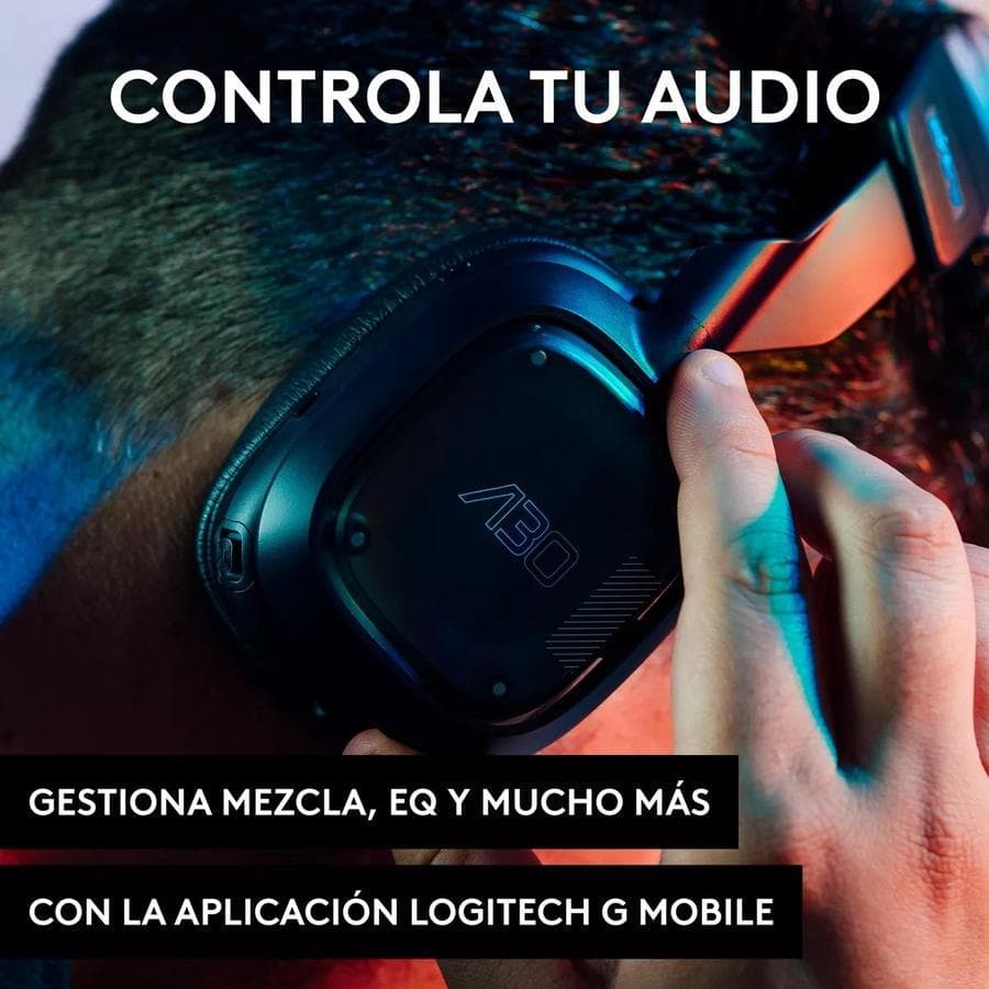 Auricular Gamer Logitech Astro A30 Xbox Negro — miniatura 3