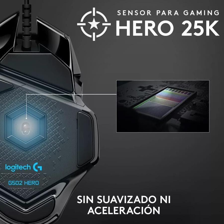 Mouse Logitech Gaming G502 Hero — miniatura 3