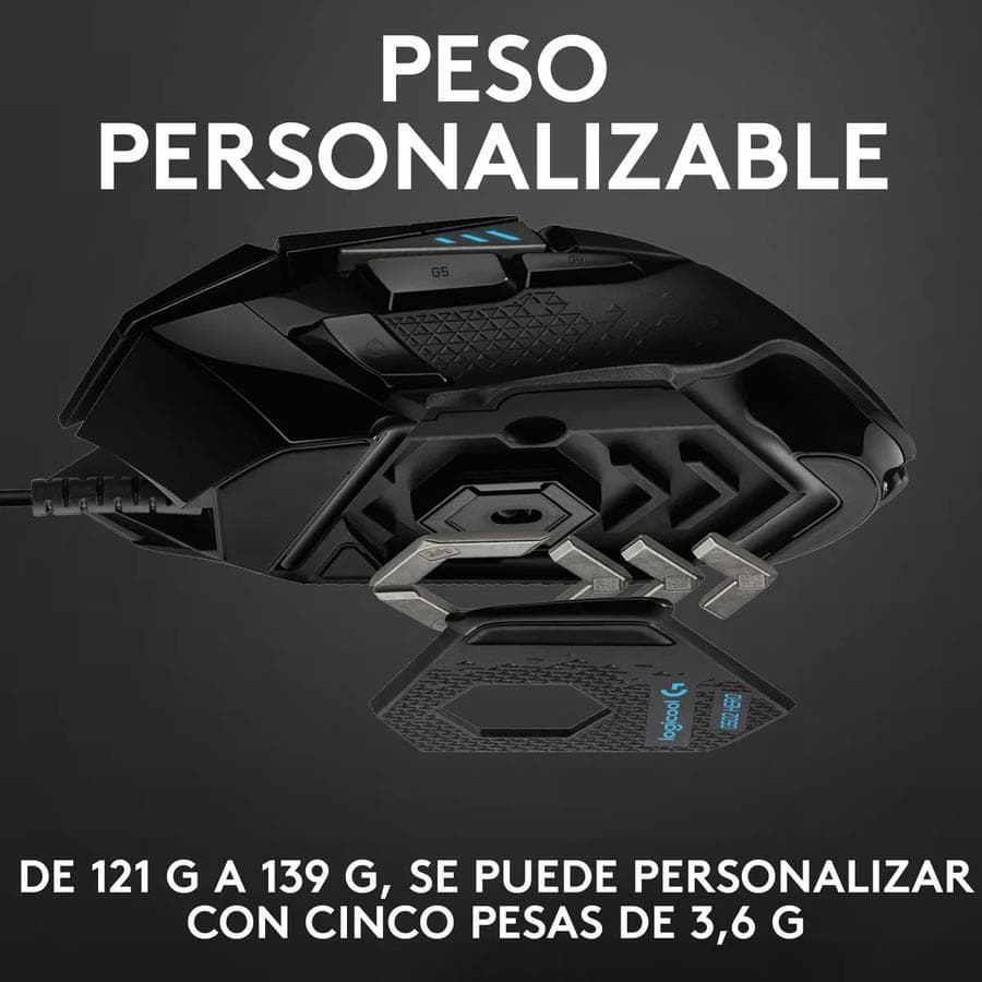 Mouse Logitech Gaming G502 Hero — miniatura 4