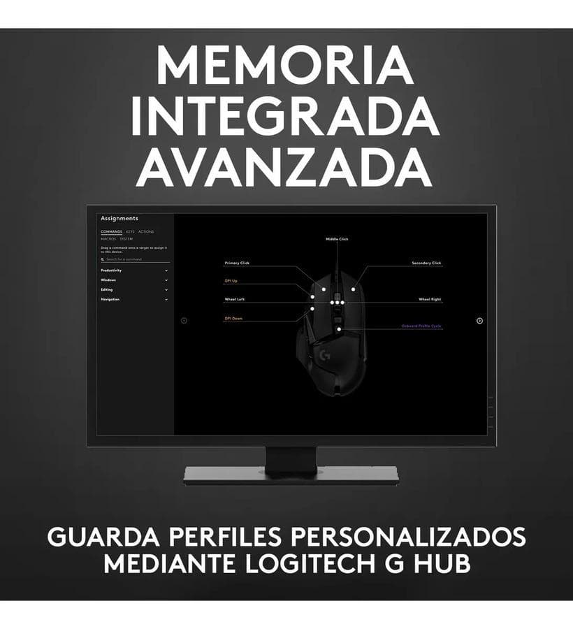 Mouse Logitech Gaming G502 Hero — miniatura 8