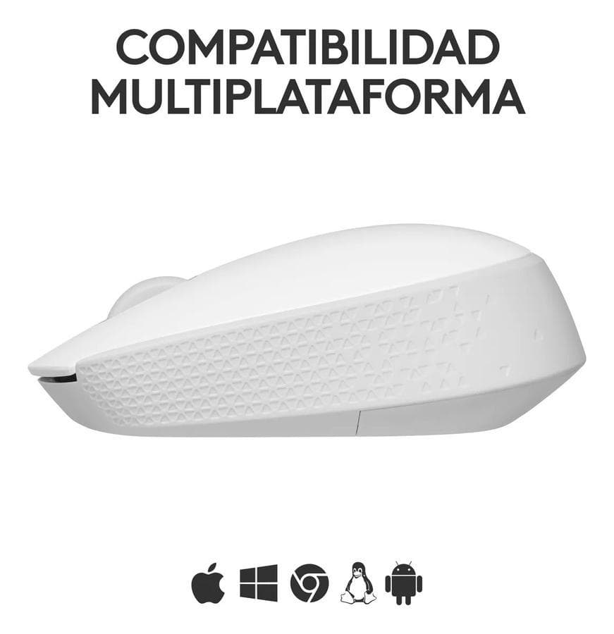 Mouse Inalámbrico Logitech (M170) Blanco — miniatura 3