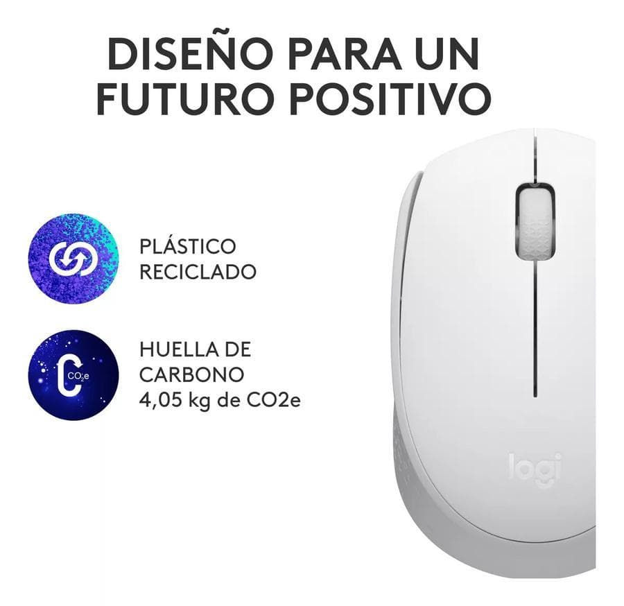 Mouse Inalámbrico Logitech (M170) Blanco — miniatura 5