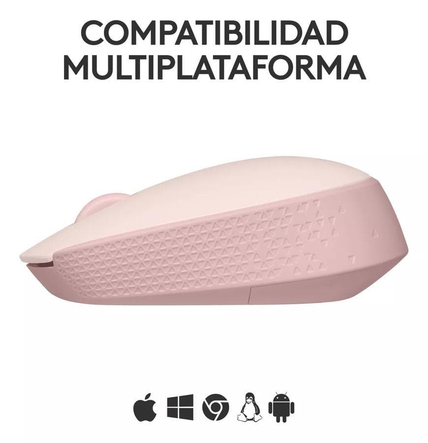 Mouse Inalámbrico Logitech (M170) Rosa — miniatura 4