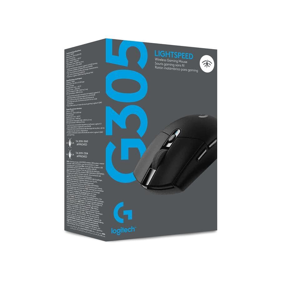 Mouse Inalámbrico Logitech LightSpeed (G305) Negro  — miniatura 10