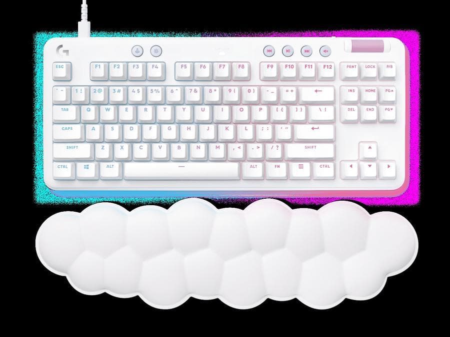 Teclado Logitech G713 Aurora Blanco RGB Gaming — miniatura 2