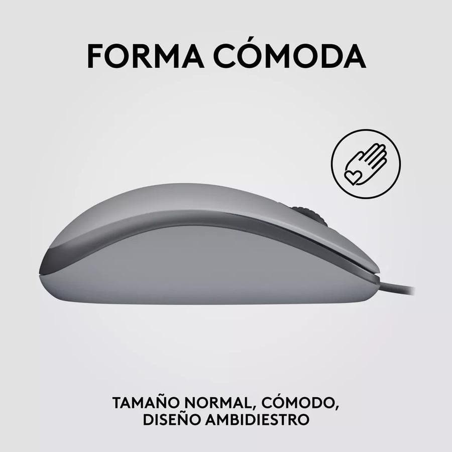 Mouse Logitech M110 Silent Gris Usb — miniatura 2