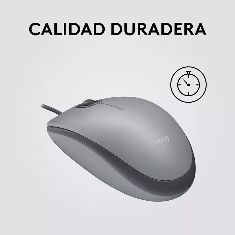 Mouse Logitech M110 Silent Gris Usb — miniatura 6