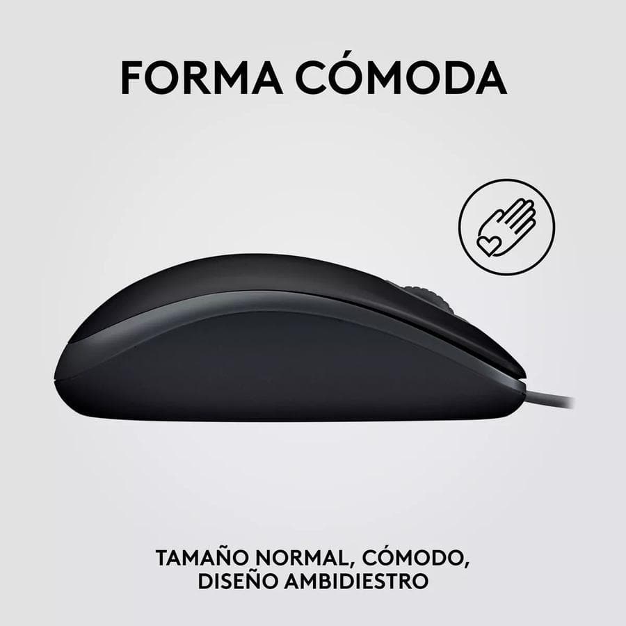 Mouse Logitech M110 Silent Negro Usb — miniatura 2