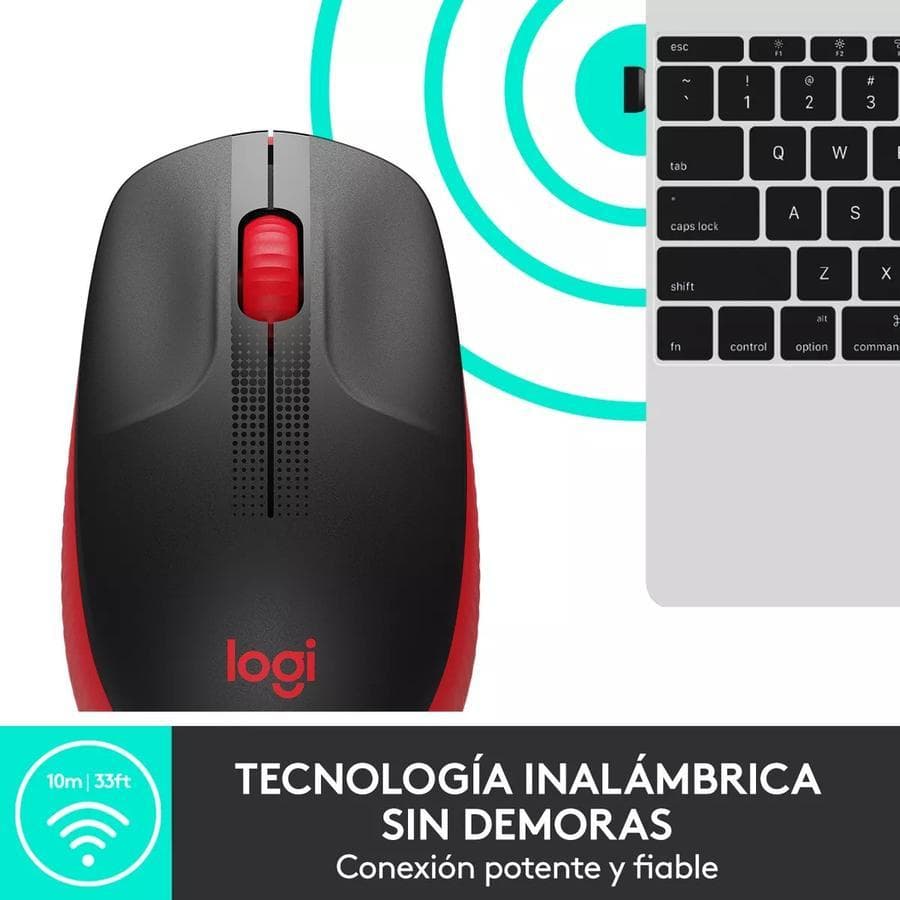 Mouse Logitech Wireless M190 Red — miniatura 5