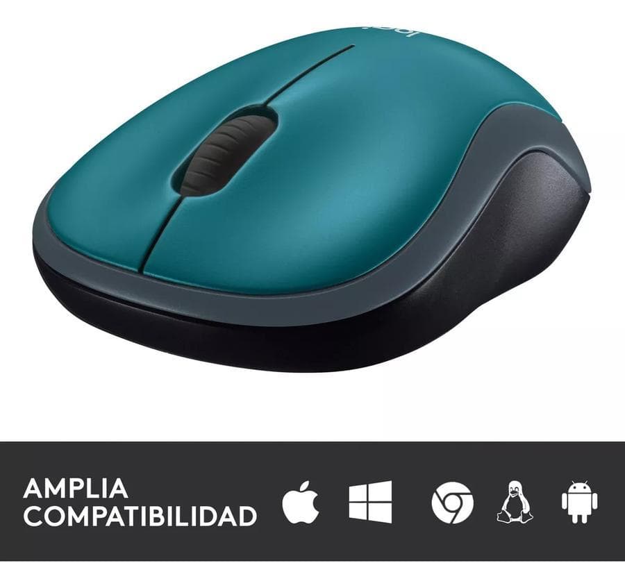 Mouse Logitech Wireless Azul M185  — miniatura 2