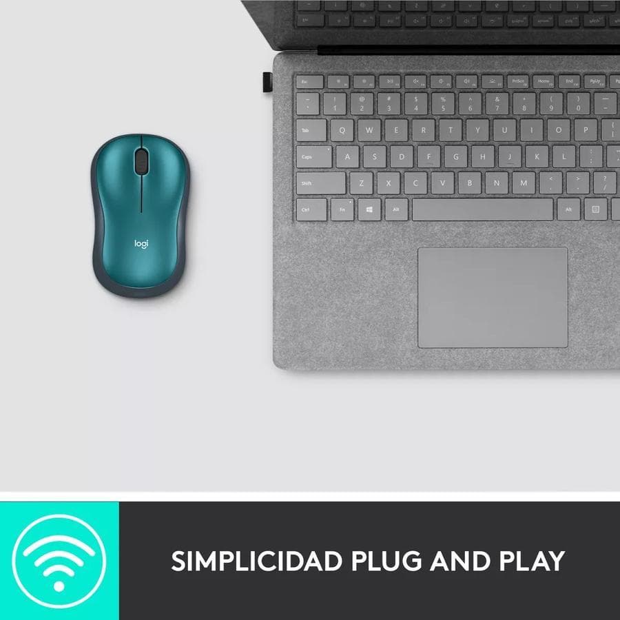 Mouse Logitech Wireless Azul M185  — miniatura 4