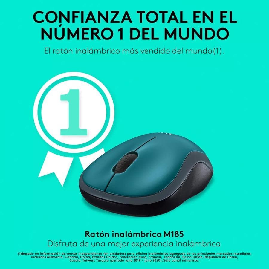 Mouse Logitech Wireless Azul M185  — miniatura 9
