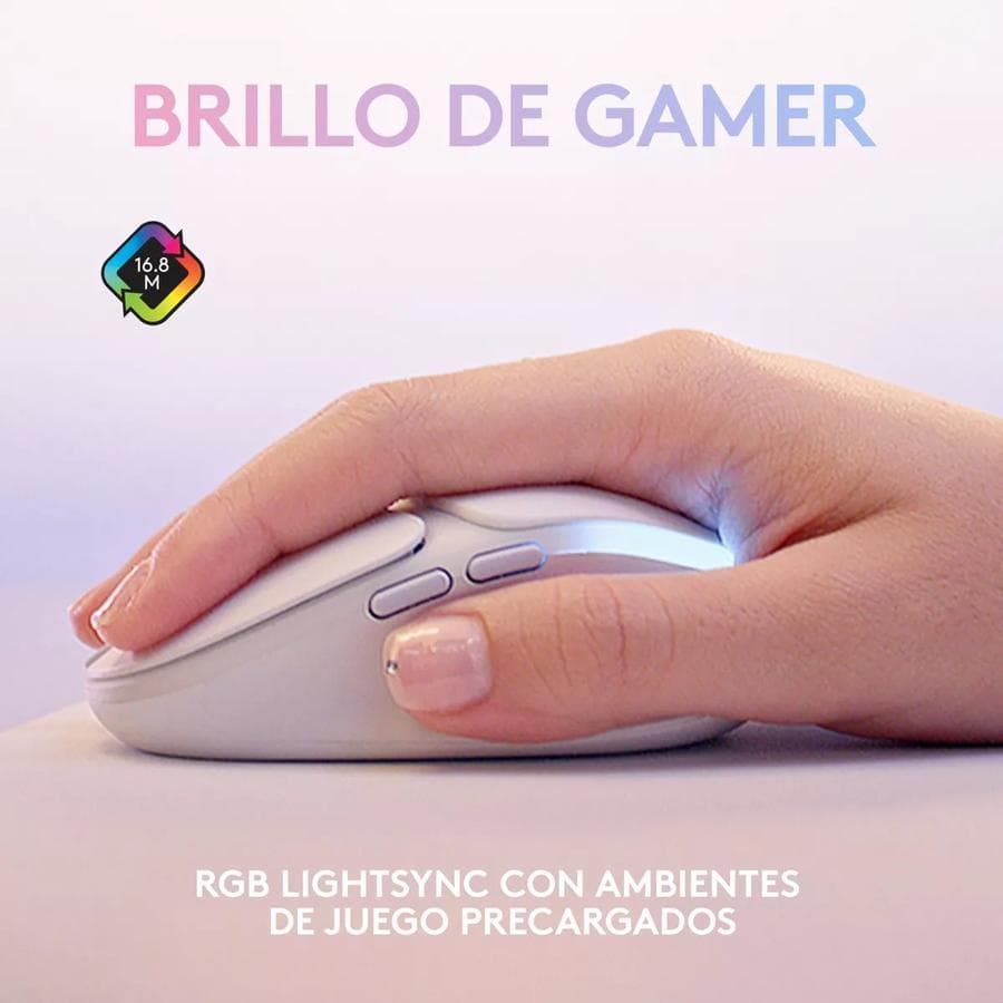 Mouse Gamer Inalámbrico Logitech G705 Aurora Collection Lightspeed — miniatura 3