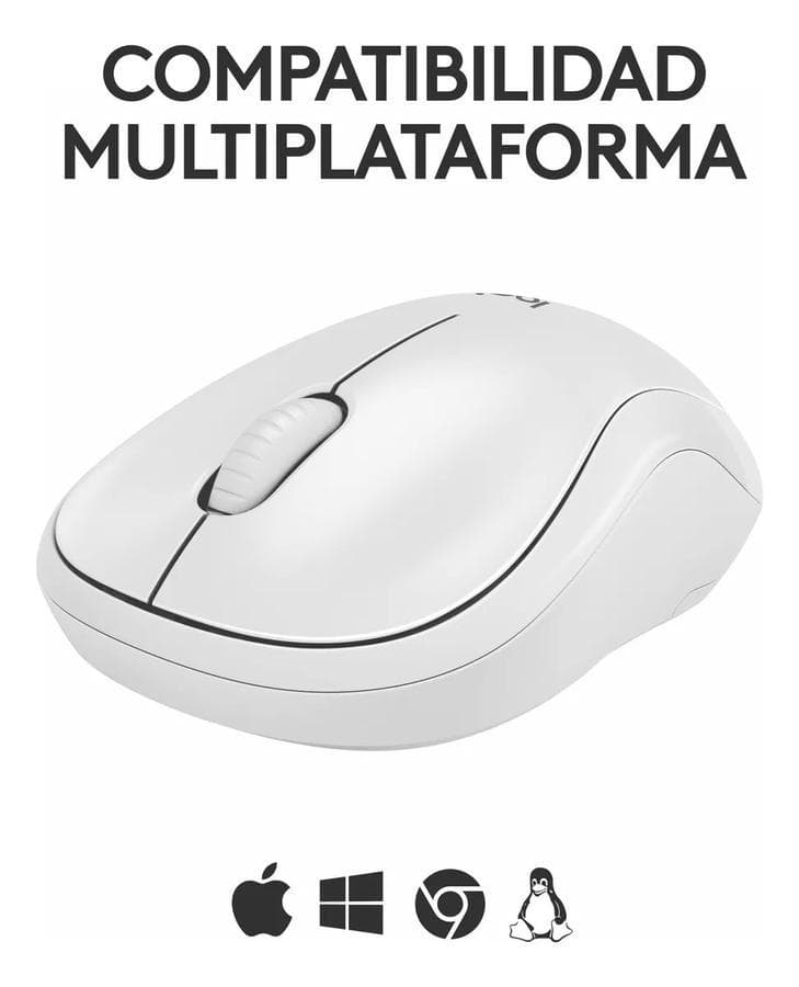 Mouse Bluetooth Logitech Silent (M240) Blanco — miniatura 2