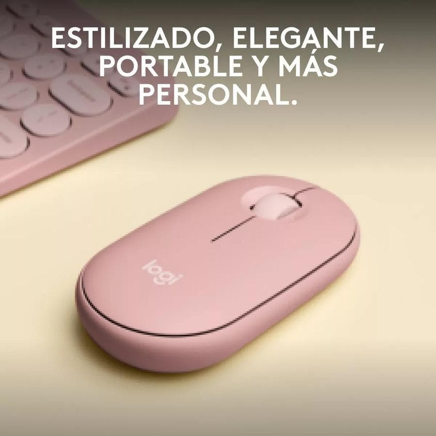 Mouse Logitech Pebble 2 M350S, Bluetooth Multidispositivo Rosa — miniatura 5
