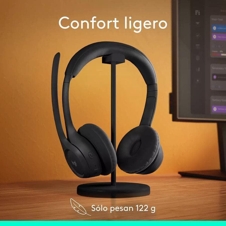 Auricular Inalámbrico Logitech Zone 300 Con Micrófono Negro — miniatura 5
