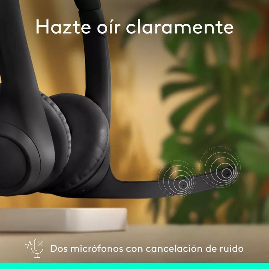 Auricular Inalámbrico Logitech Zone 300 Con Micrófono Negro — miniatura 6