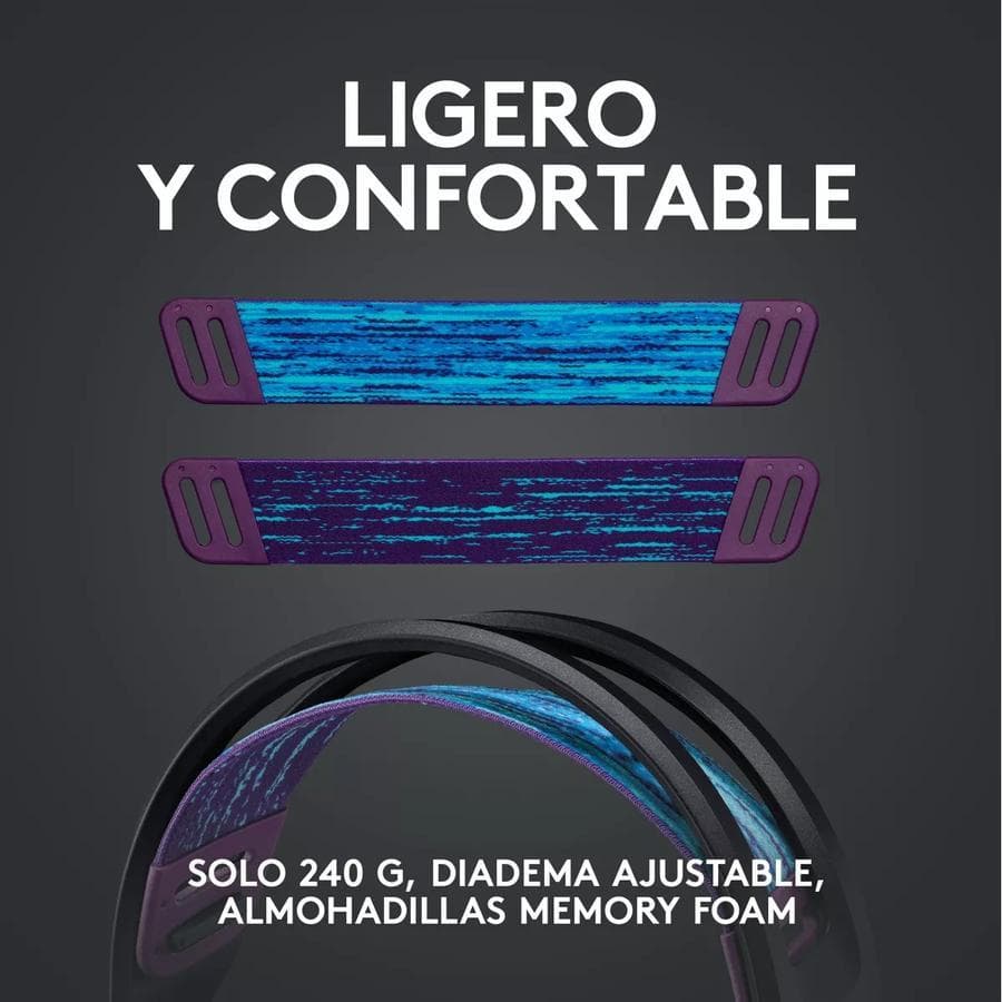 Auricular Gamer Logitech G335 Negro — miniatura 2