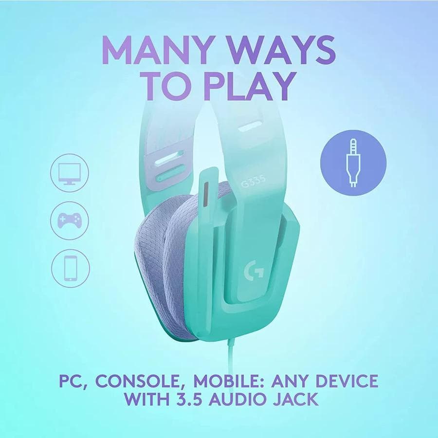 Auricular Gamer Logitech G335 Mint — miniatura 5