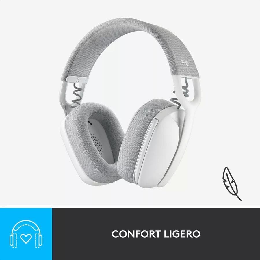 Auricular Logitech Zone Vibe 100 Inalámbrica Blanco — miniatura 7